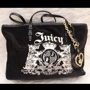 Black Velvet Juicy Couture Bag